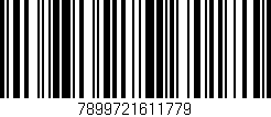 Código de barras (EAN, GTIN, SKU, ISBN): '7899721611779'