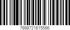 Código de barras (EAN, GTIN, SKU, ISBN): '7899721615586'