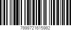 Código de barras (EAN, GTIN, SKU, ISBN): '7899721615982'