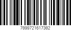 Código de barras (EAN, GTIN, SKU, ISBN): '7899721617382'