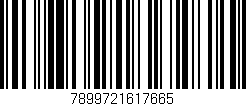 Código de barras (EAN, GTIN, SKU, ISBN): '7899721617665'