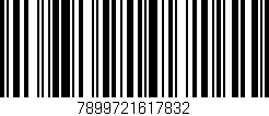Código de barras (EAN, GTIN, SKU, ISBN): '7899721617832'
