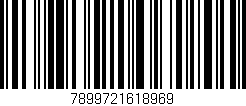 Código de barras (EAN, GTIN, SKU, ISBN): '7899721618969'
