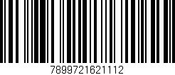 Código de barras (EAN, GTIN, SKU, ISBN): '7899721621112'