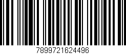 Código de barras (EAN, GTIN, SKU, ISBN): '7899721624496'