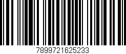 Código de barras (EAN, GTIN, SKU, ISBN): '7899721625233'