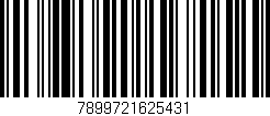 Código de barras (EAN, GTIN, SKU, ISBN): '7899721625431'