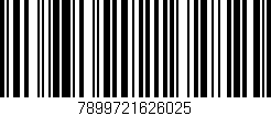 Código de barras (EAN, GTIN, SKU, ISBN): '7899721626025'