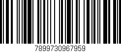 Código de barras (EAN, GTIN, SKU, ISBN): '7899730967959'