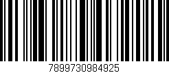 Código de barras (EAN, GTIN, SKU, ISBN): '7899730984925'