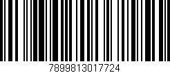 Código de barras (EAN, GTIN, SKU, ISBN): '7899813017724'