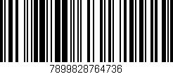 Código de barras (EAN, GTIN, SKU, ISBN): '7899828764736'