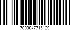 Código de barras (EAN, GTIN, SKU, ISBN): '7899847716129'