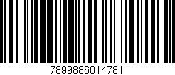 Código de barras (EAN, GTIN, SKU, ISBN): '7899886014781'