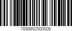 Código de barras (EAN, GTIN, SKU, ISBN): '7899892500506'