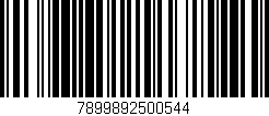 Código de barras (EAN, GTIN, SKU, ISBN): '7899892500544'