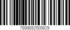 Código de barras (EAN, GTIN, SKU, ISBN): '7899892500629'