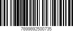 Código de barras (EAN, GTIN, SKU, ISBN): '7899892500735'