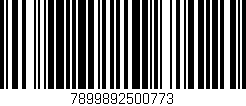 Código de barras (EAN, GTIN, SKU, ISBN): '7899892500773'