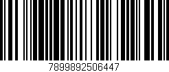 Código de barras (EAN, GTIN, SKU, ISBN): '7899892506447'