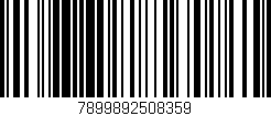 Código de barras (EAN, GTIN, SKU, ISBN): '7899892508359'