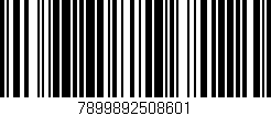 Código de barras (EAN, GTIN, SKU, ISBN): '7899892508601'