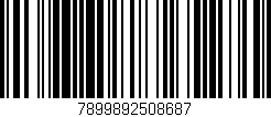 Código de barras (EAN, GTIN, SKU, ISBN): '7899892508687'