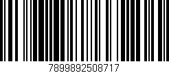 Código de barras (EAN, GTIN, SKU, ISBN): '7899892508717'