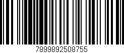 Código de barras (EAN, GTIN, SKU, ISBN): '7899892508755'