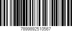 Código de barras (EAN, GTIN, SKU, ISBN): '7899892510567'