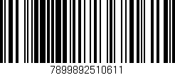 Código de barras (EAN, GTIN, SKU, ISBN): '7899892510611'