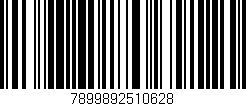 Código de barras (EAN, GTIN, SKU, ISBN): '7899892510628'