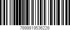 Código de barras (EAN, GTIN, SKU, ISBN): '7899919536228'