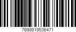 Código de barras (EAN, GTIN, SKU, ISBN): '7899919536471'