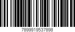 Código de barras (EAN, GTIN, SKU, ISBN): '7899919537898'
