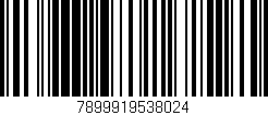 Código de barras (EAN, GTIN, SKU, ISBN): '7899919538024'