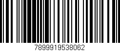 Código de barras (EAN, GTIN, SKU, ISBN): '7899919538062'