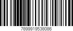 Código de barras (EAN, GTIN, SKU, ISBN): '7899919538086'
