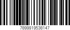Código de barras (EAN, GTIN, SKU, ISBN): '7899919538147'