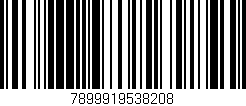 Código de barras (EAN, GTIN, SKU, ISBN): '7899919538208'