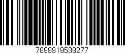 Código de barras (EAN, GTIN, SKU, ISBN): '7899919538277'