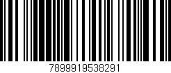 Código de barras (EAN, GTIN, SKU, ISBN): '7899919538291'