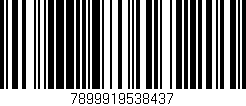 Código de barras (EAN, GTIN, SKU, ISBN): '7899919538437'