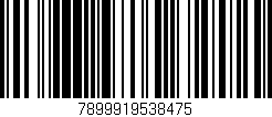 Código de barras (EAN, GTIN, SKU, ISBN): '7899919538475'
