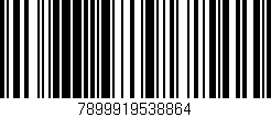 Código de barras (EAN, GTIN, SKU, ISBN): '7899919538864'