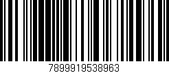 Código de barras (EAN, GTIN, SKU, ISBN): '7899919538963'