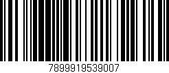 Código de barras (EAN, GTIN, SKU, ISBN): '7899919539007'