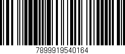 Código de barras (EAN, GTIN, SKU, ISBN): '7899919540164'