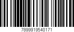 Código de barras (EAN, GTIN, SKU, ISBN): '7899919540171'