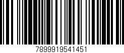 Código de barras (EAN, GTIN, SKU, ISBN): '7899919541451'